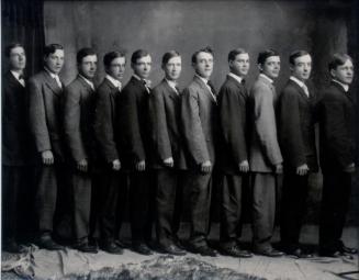 Portrait of Eleven Men