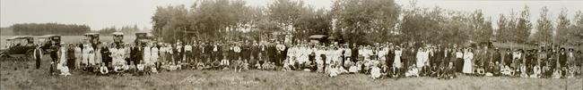 Alingly Picnic, Alingly, Saskatchewan, 23 July 1919