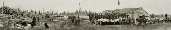 Blackburn and Hasselfield Lumber Mill at Bannock, Saskatchewan