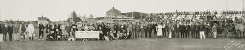 Eclectic Club Versus Kiwanis Club, Baseball Game, Prince Albert, Saskatchewan 24 July 1922