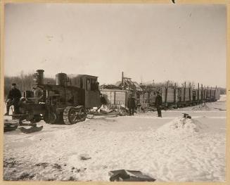 Untitled (lumber crew in winter)