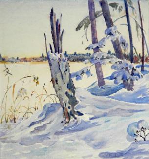 Untitled (winter landscape)