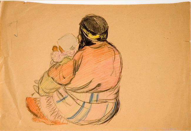 Untitled (mother and child)