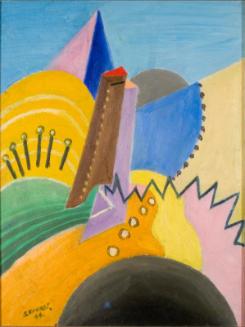 Untitled (abstract landscape)