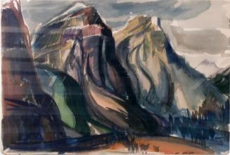 Untitled (dark mountains)