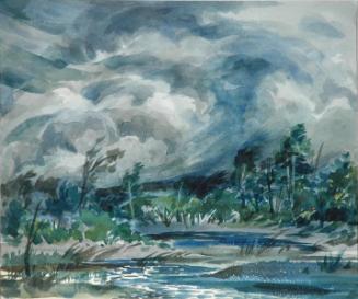 Untitled (stormy landscape)