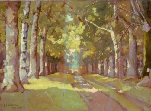 Pont-Aven (road through woods)