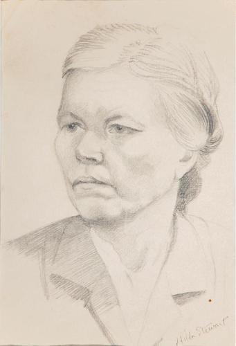 Pencil Drawing of Mrs. Ploss