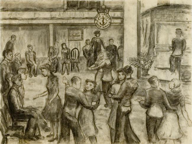 Study for "Dance at the Seamen's Mission"