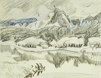 Untitled (lake and mountains)