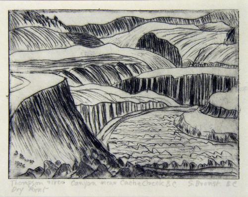 Thompson River Canyon Near Cache Creek, B. C.