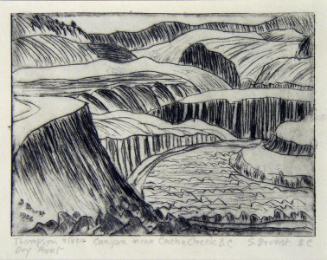 Thompson River Canyon Near Cache Creek, B. C.