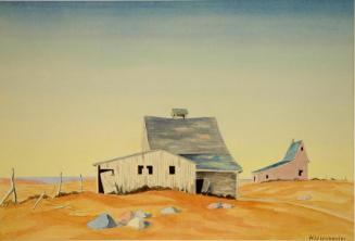 Untitled (abandoned farm buildings)