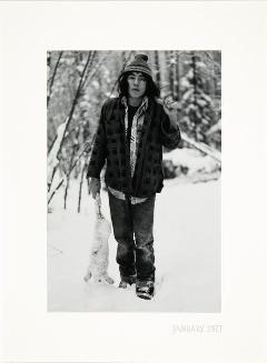 Virgil, West Norbert Lake, January, 1977