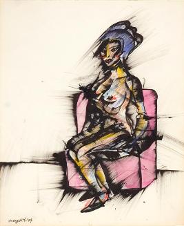 Study for "Seated Figure I"