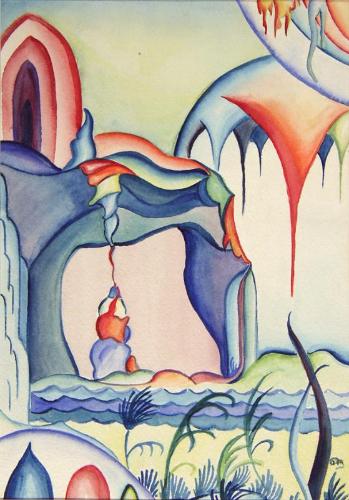 Untitled (cliff and water)