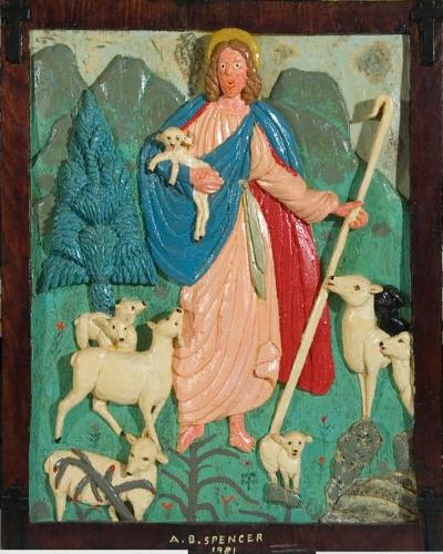 Untitled (Jesus and the Lambs)