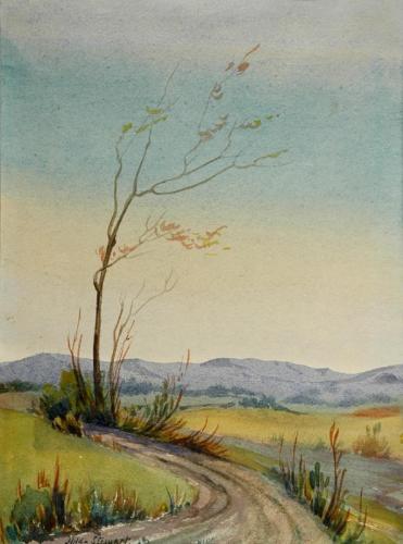 Untitled (landscape with road)