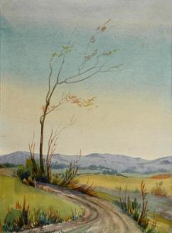 Untitled (landscape with road)