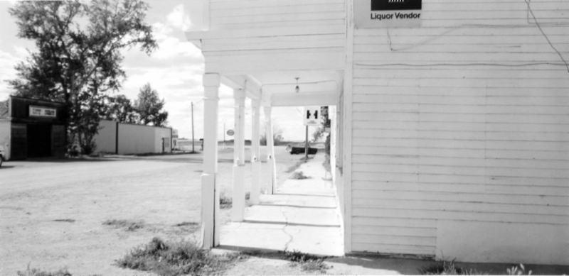 Hotel Porch, Dodsland, Saskatchewan, August 1991