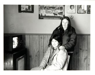 Lee Ann and Hazel Houle, Calling Lake, Alberta, March 1985