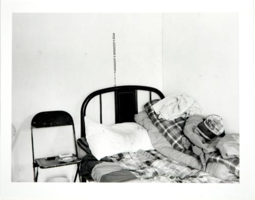 Bed, Alphonse Auger Residence, Demarais, Alberta, September 1985