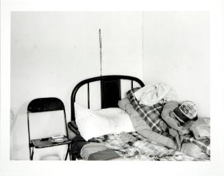 Bed, Alphonse Auger Residence, Demarais, Alberta, September 1985