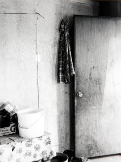 Door, Sylvester Auger Residence, Demarais, Alberta, September 1985