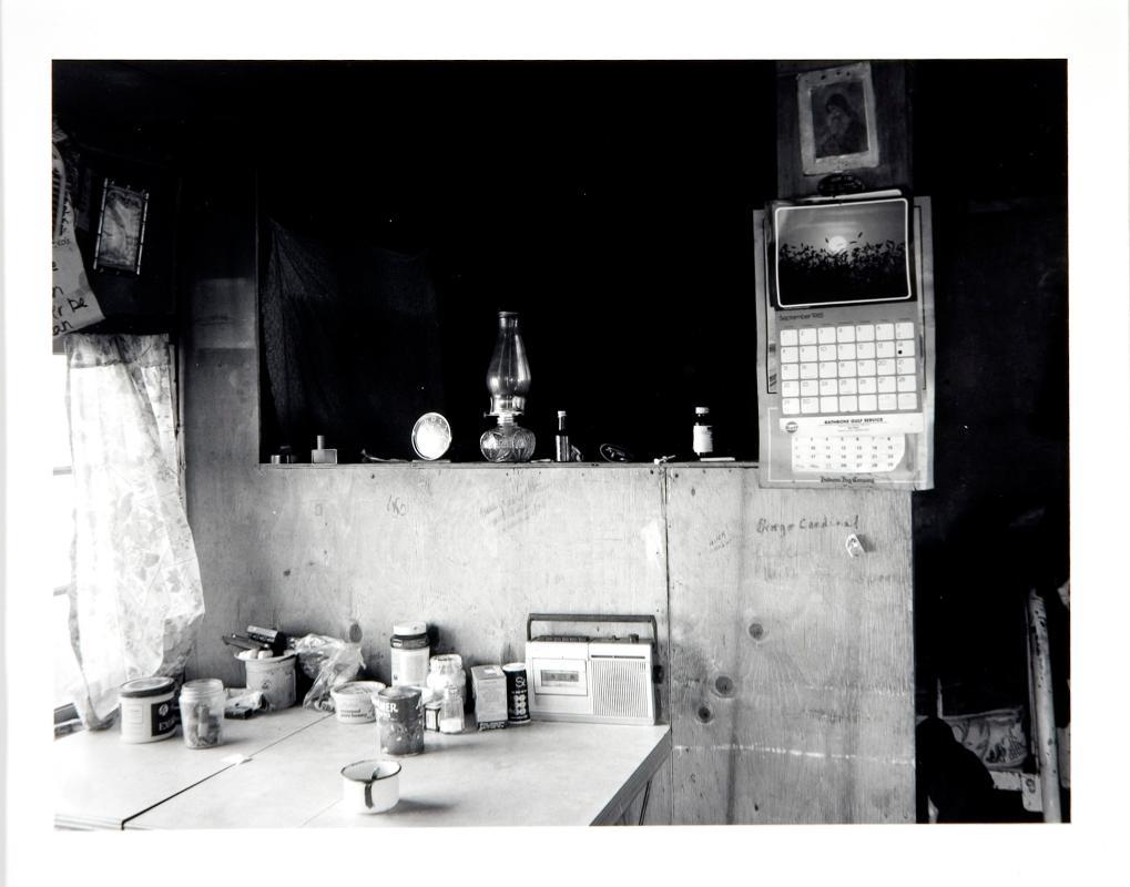 Kitchen Table, Johnny Gambler Cabin, Sandy Lake, Alberta, September 1985