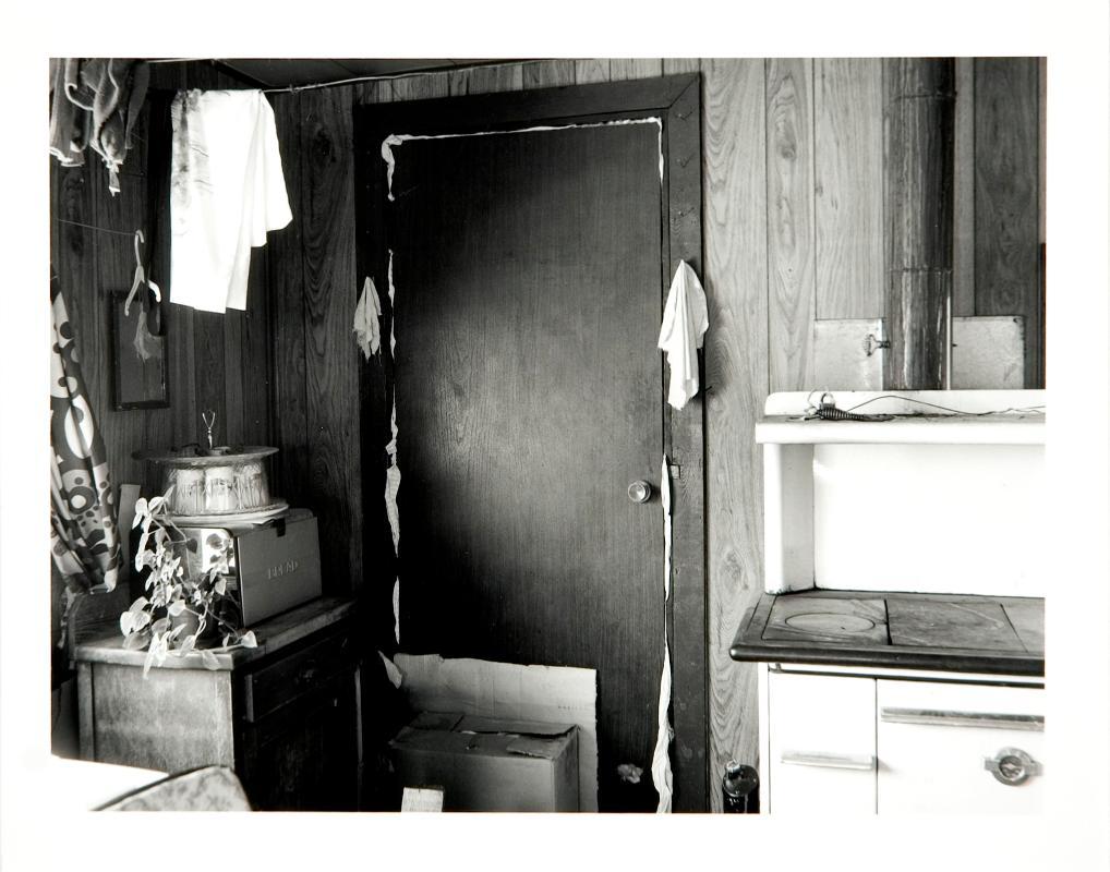 Door, Vitaline Gladue Residence, Calling Lake, Alberta, July 1985
