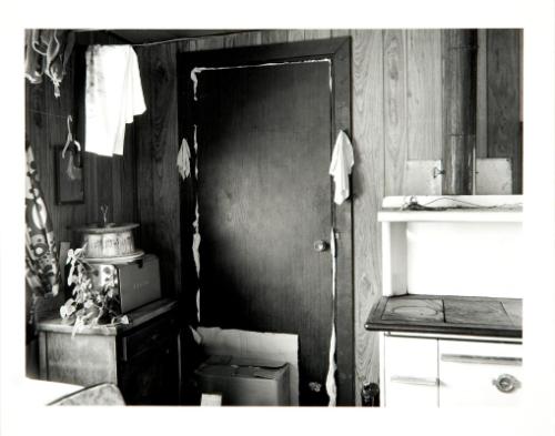 Door, Vitaline Gladue Residence, Calling Lake, Alberta, July 1985