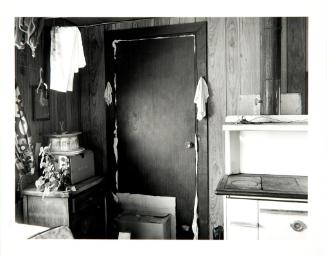 Door, Vitaline Gladue Residence, Calling Lake, Alberta, July 1985