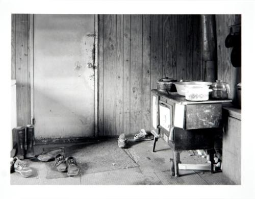 Shoes, Francis Cardinal Residence, Calling Lake, Alberta, April 1985