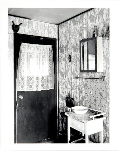 Wash Basin, Samson Beaver Residence, Calling Lake, Alberta, July 1985