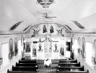 Interior, Holy Ghost Ukrainian Catholic Church Near Candiac, Saskatchewan, May 1992