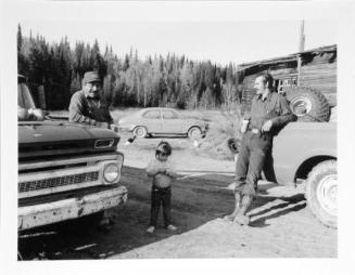 Frank Fickle and Joe Richardson, Near Edson, Alberta, October 1984