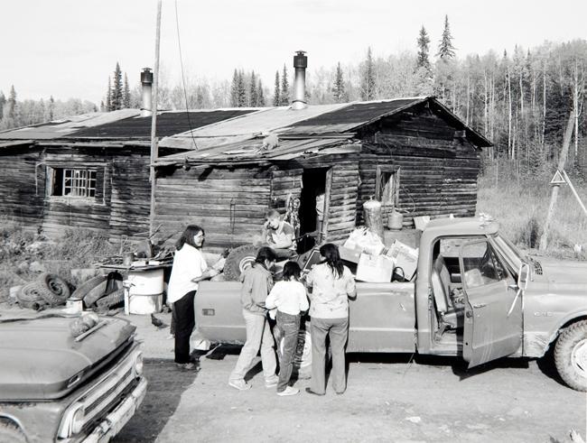 Frank Fickle Family, Near Edson, Alberta, October 1984