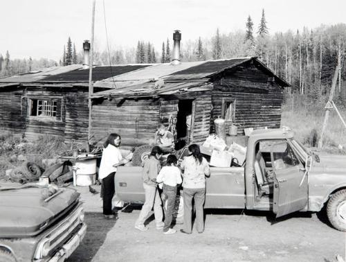 Frank Fickle Family, Near Edson, Alberta, October 1984