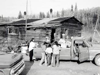 Frank Fickle Family, Near Edson, Alberta, October 1984