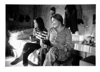 Marie and Julia Pierre, Indian Cabins, Alberta, August 1987