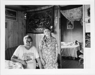 Sylvester and Sophie Auger, Demarais, Alberta, September 1985