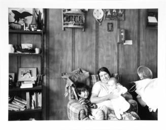 Mrs. William Beaver and Foster Children, Demarais, Alberta, July 1985