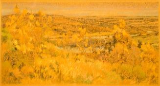 Yellow and Blue Day, October at Frenchman's Butte