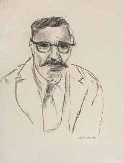 Untitled (elderly man wearing glasses)