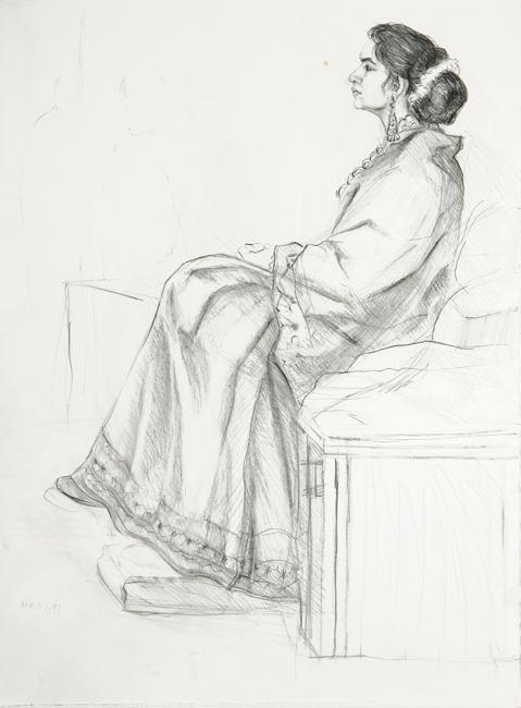 Woman in Sari