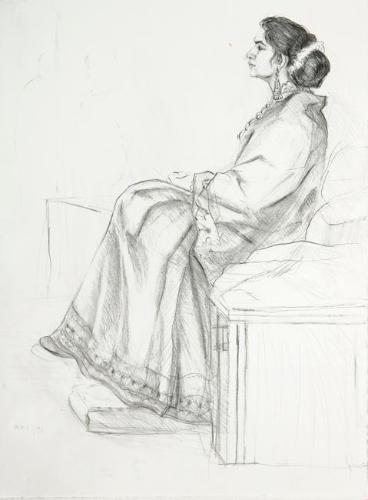 Woman in Sari