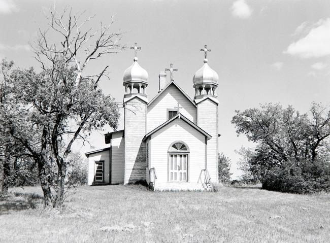 St. Vladimir and Olga Ukrainian Catholic Church near Wroxton, Saskatchewan, May 1993