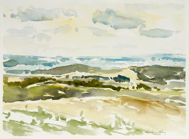 Farm Land By Rolling Hills