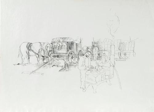 Wagon With Settlers