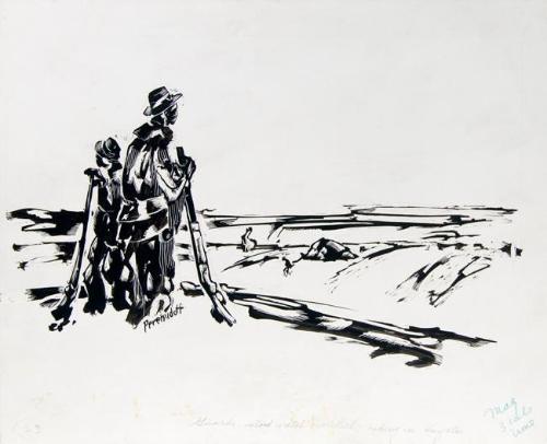 Guards at Riel's Hideout
